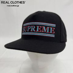 Supreme 「World 5-Panel Cap」ブラック - メルカリ