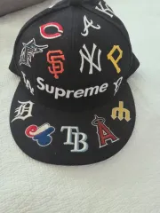 シュプリーム NEW ERA MLB ウール帽子