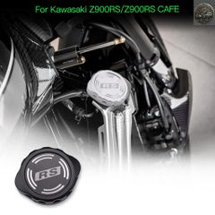 카와사키 Z900RS CAFE 21-2024 대응 오토바이용 라디에이터 캡, 장식 캡, 워터 탱크 커버