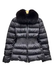 PRADA (プラダ) ファー付きダウンジャケット 29P353 42 ブラック レディース/036