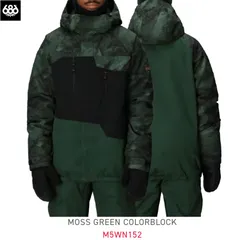 Lサイズのみ スノーウェア ジャケット メンズ 25-26 686 Geo Insulated Jacket スノーボード スキー スノボ GEO INS JK MOCBのサムネイル