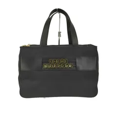 モスキーノ MOSCHINO ゴールドロゴプレート ナイロン ハンドバッグ レディース 表記無 のサムネイル