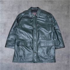カウレザーOLD GAP レザーコート ブラウン XL相当#799 - メルカリ