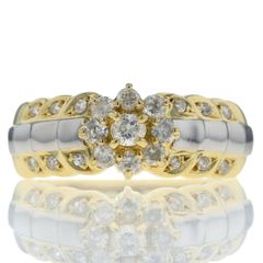 MIKIMOTO ミキモト K14YG イエローゴールド リング パール 真珠 7.3mm