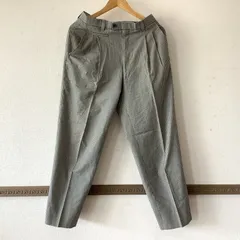 6014 【90s】Christian Dior スラックス タックパンツ グリーン チェック サイズ：76（Mサイズ） オールド クリスチャンディオールのサムネイル
