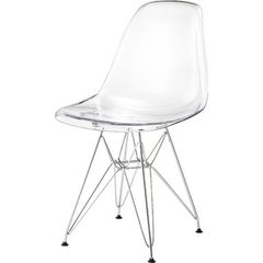 KANADEMONO Shell Chair クリア シンプル オフィスチェア② - メルカリ