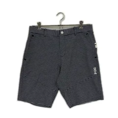 中古 メンズ ピージージー PGG ハーフパンツ 5(L) 紺×白 ネイビー ボーダー ウエストゴムのサムネイル
