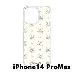 【新品未使用】iPhone14 Pro Max  クリア ハードケース (小花柄) 小花柄 可愛い 花柄 ボタニカル イラスト 韓国 cl-cat21-ip14promax-537