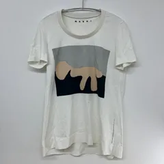 MARNI マルニ 半袖Tシャツ ホワイト アートプリント　38サイズのサムネイル