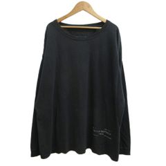Maison Margiela 25SS スタンプロゴ ダメージ加工 ロンT - メルカリ