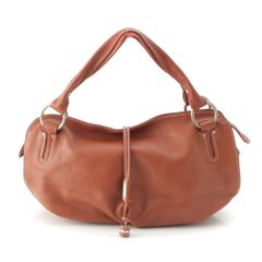 セリーヌ ビタースウィート レザー ハンドバッグ ブラウン【中古 