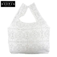 LUDLOW　ラドロー　美品 レース ショッピングバッグ ハンドバッグ レディース ホワイトのサムネイル