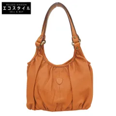 Felisi　フェリージ　美品 レザー ショルダーバッグ レディース オレンジ 15/18のサムネイル
