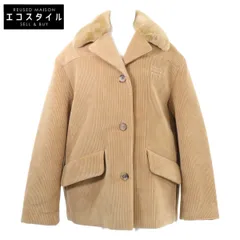 MIUMIU　ミュウミュウ　【美品/国内正規/23年製】ML988 ファーカラー付 コーデュロイ ジャケット　36のサムネイル