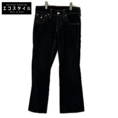 TRUE RELIGION　トゥルーレリジョン　11803 TRM386 ブラック ♯803 コーデュロイ ブーツカット パンツ　30×33のサムネイル