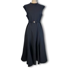 Ballsey ボールジィ カラーグリッドプリントプリーツワンピース ドレス