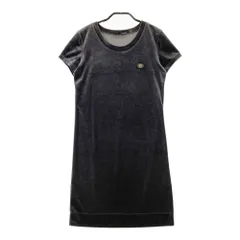 GUCCI グッチ 271473 インターロッキングG 半袖ワンピース ベロア  カーキ系 S [240101648024] レディースのサムネイル