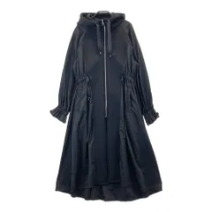 SPECCHIO スペッチオ  フード付 切替ロングコート ボンディング  ブラック系 40 [240101648456] レディースのサムネイル