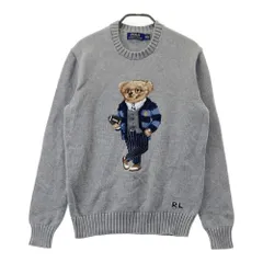 POLO RALPH LAUREN ポロ ラルフローレン  長袖ニットセーター ベア  グレー系 XS [240101649486] メンズのサムネイル