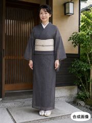 きもの蔵 ◇ 本場夏大島紬 格子絣 単衣きもの［未着用］ - メルカリ