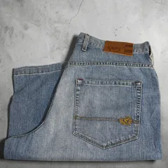 90-00s PHAT FARM DENIM SHORT W36 インディゴ ファットファーム デニム ショーツ 刺繍 HIPHOP 古着のサムネイル