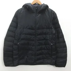 g■ユニクロ/UNIQLO シームレスウルトラライトダウンパーカー/311-409325【L】黒/men's/K37【中古】■