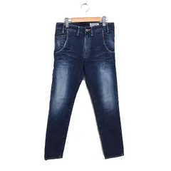 リベット&ブルー Rivet&Blue デニム ジーンズ スリム ストレッチ 色あせ加工 25 ネイビー 紺 /FT2のサムネイル