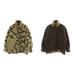 アメリヴィンテージ Ameri VINTAGE 2WAY REVERSIBLE BOA JACKET ジャケット ブルゾン F ベージュ 茶 ブラウン リバーシブル 抽象柄 長袖 01220640990 /GGのサムネイル