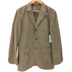 PaulStuart リネン100 3ボタン ヘリンボーン ジャケット サファリ