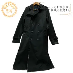 VALENTINO/ヴァレンティノ  MV3CH1453JC I44 ロックスタッズ アンタイトルド コットン トレンチコート ネイビー メンズ ブランドのサムネイル