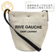 SAINT LAURENT PARIS/サンローランパリ  リヴゴーシュ キャンバス ショルダーバッグ ベージュ レディース ブランドのサムネイル