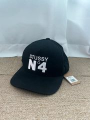 Stussy BIG 4 メッシュキャップ ブラック - メルカリ