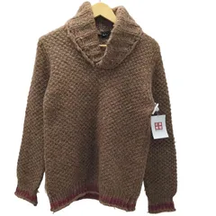 カラー kolor 08AW アクリル ウール リネン 混紡 ショールカラー ニット セーター メンズ JPN：2 のサムネイル