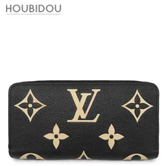 ルイヴィトン LOUIS VUITTON 長財布 ジッピー ウォレット レザー バイカラーモノグラムアンプラントレザー ブラック×ベージュ ゴールド金具 黒 ラウンドファスナー 小銭入れ  M80481 RFID 【保存袋】【中古】