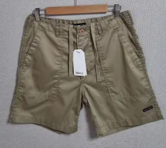 新品) L ) ディスイズネバーザット DARK BEIGE ファティーグ ショーツ ハーフパンツのサムネイル