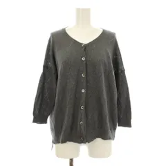 マーブルシュッド marble SUD ニットカーディガン 長袖 麻 リネン混 グレー 047M037137 /KUのサムネイル