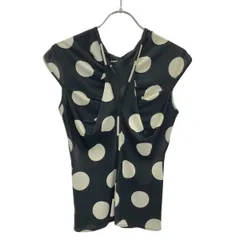 JUNYA WATANABE COMME des GARCONS ジュンヤワタナベ コムデギャルソン 2003SS ポリエステルドットトップス JM-B002 ブラック Sのサムネイル