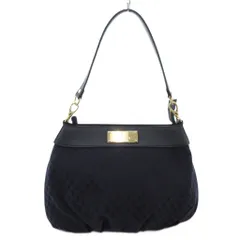 ランバン LANVIN Collection ハンドバッグ 紺 ネイビー キャンバス モノグラム /AEのサムネイル