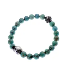 クロムハーツ CHROME HEARTS 【 BEAD 25 】 8mm ターコイズ ビーズ