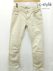 D618 [人気] JACOB COHEN ヤコブコーエン デニムパンツ 29 ベージュ系 イタリア製 チノパンツ STYLE622 PW622 COMF | ★のサムネイル