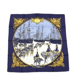 新品】HERMES エルメス スカーフ カレ90（海と騎兵隊）シルク100