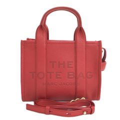 ほぼ新品】MARC JACOBS THE TOTE BAG レッド 2way - メルカリ