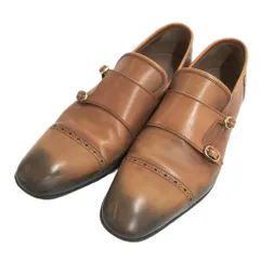 BALLY バリー  レザーシューズ ダブルモンク  ブラウン系 7 1/2 メンズ [240101603214]のサムネイル