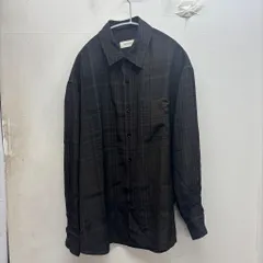 LEMAIRE ルメール 24SS Regular Shirt 長袖シャツ SH1095 ブラウン系 size:46 【中目黒B06】のサムネイル