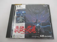  中古品 ゲーム NEC PCエンジン ソフト HuCARD 最後の忍道 NINJA SPIRITSのサムネイル