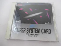  中古品 ゲーム NEC PCエンジン ソフト CD-ROM2 HuCARD スーパーシステムカード SUPER SYSTEM CARDのサムネイル