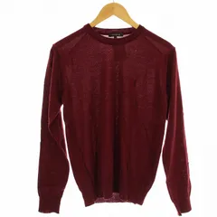 マッキントッシュ ロンドン MACKINTOSH LONDON ニット セーター G1N10-205-17 ウール 長袖 M ボルドー 赤 /☆Gのサムネイル