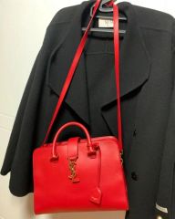 サンローラン SAINT LAURENT カバス CABAS ラフィア - メルカリ