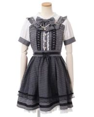 最終値下げ】アンドロミオ ギンガムチェック ジャンスカ - メルカリ
