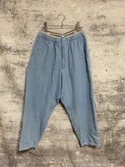 フラボア　ダブルウエストロゴサルエルデニムパンツのサムネイル